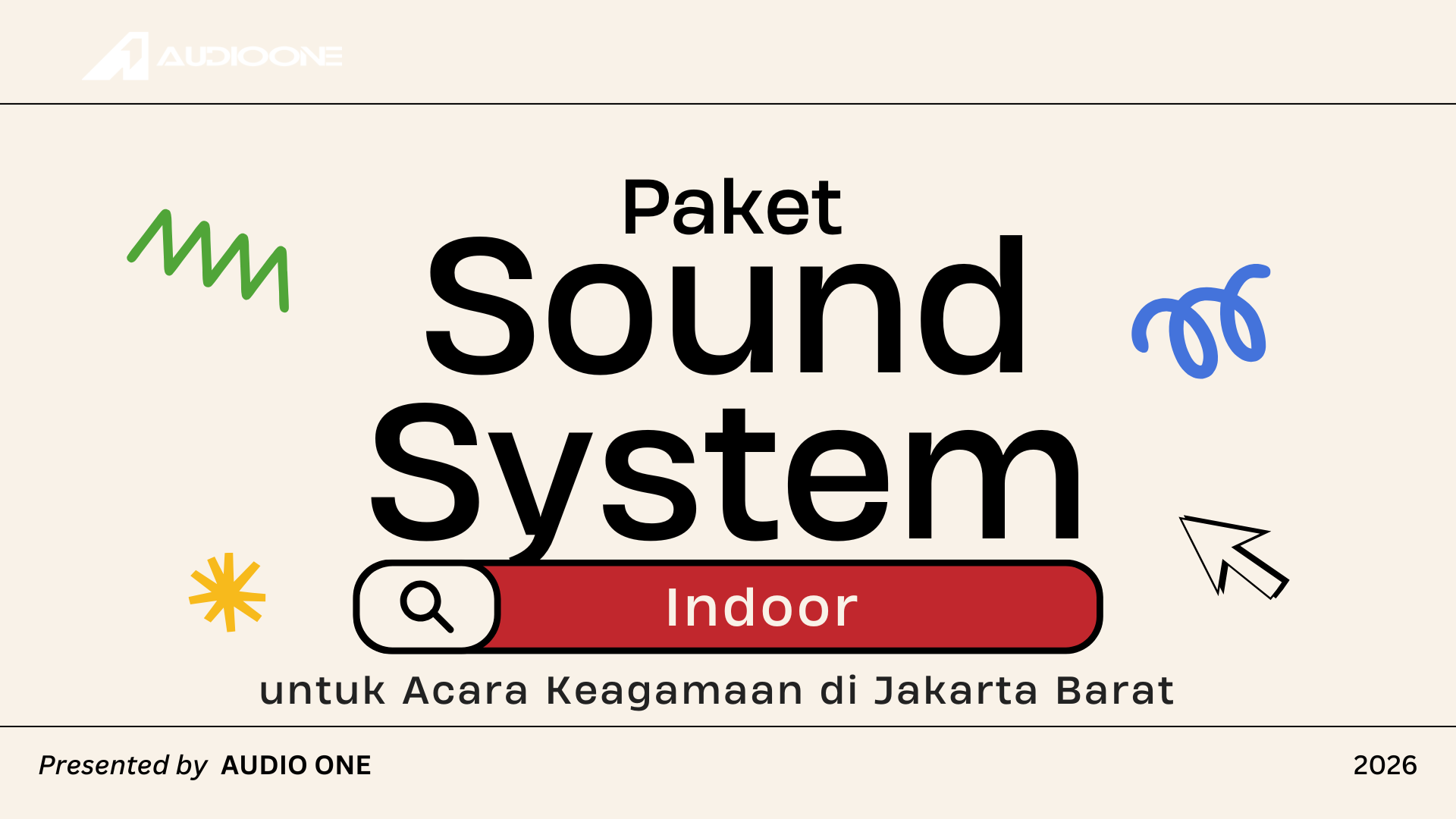 Paket Sound System Indoor untuk Acara Keagamaan di Jakarta Barat